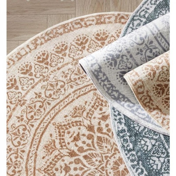 SONGMICS HOME Okrogla Preproga, 120 cm