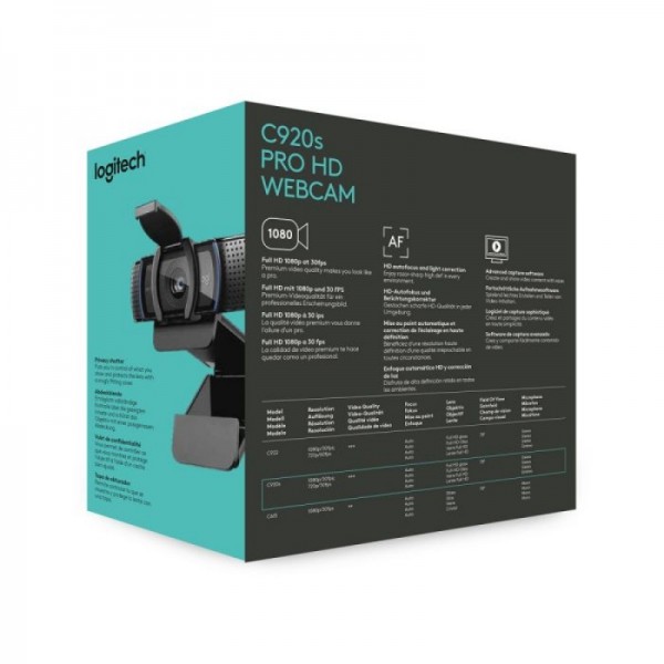 Logitech Spletna kamera C920s HD PRO, USB