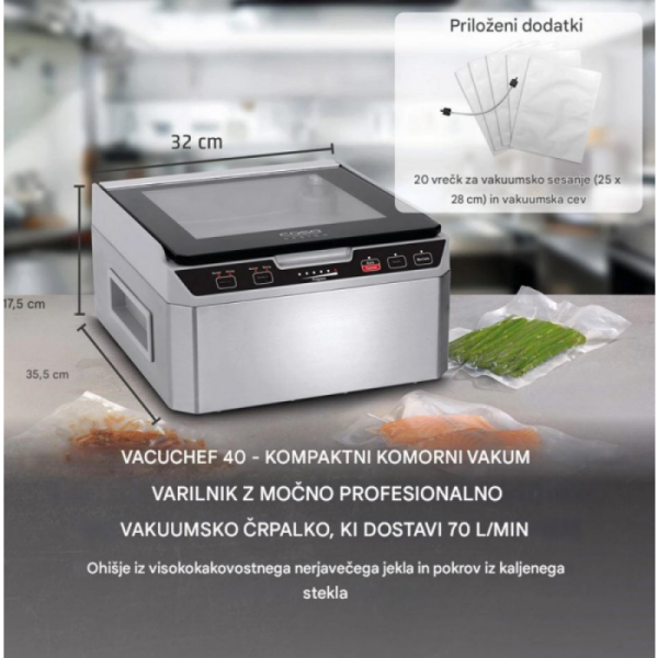 CASO VacuChef 40 Vakumirna komora 280W