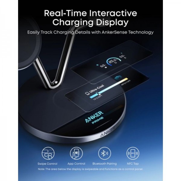 Anker Prime MagGo polnilna postaja 3v1 Anker Prime MagGo polnilna postaja 3v1