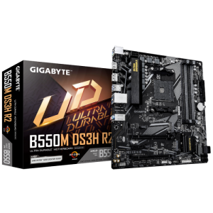 GIGABYTE B550M DS3H R2, DDR4, SATA3, USB3.2Gen1, DP, AM4 mATX