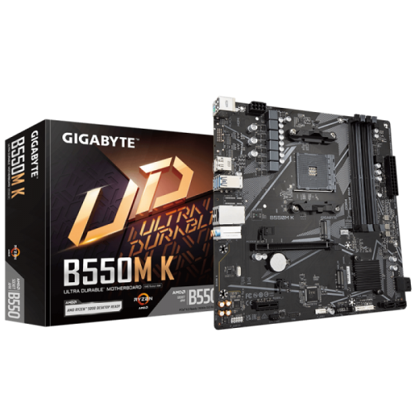 GIGABYTE B550M K, DDR4, SATA3, USB3.2Gen1, DP, AM4 mATX