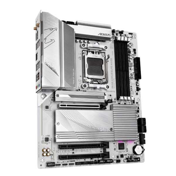 GIGABYTE B650 AORUS ELITE AX ICE, DDR5, SATA3, USB3.2Gen2x2, DP, 2.5GbE, WiFi 6E, AM5 ATX