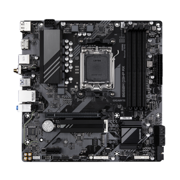 GIGABYTE B650M D3HP AX, DDR5, SATA3, USB3.2Gen1, DP, 2.5GbE, WiFi, AM5 mATX GIGABYTE B650M D3HP AX, DDR5, SATA3, USB3.2Gen1, DP, 2.5GbE, WiFi, AM5 mATX