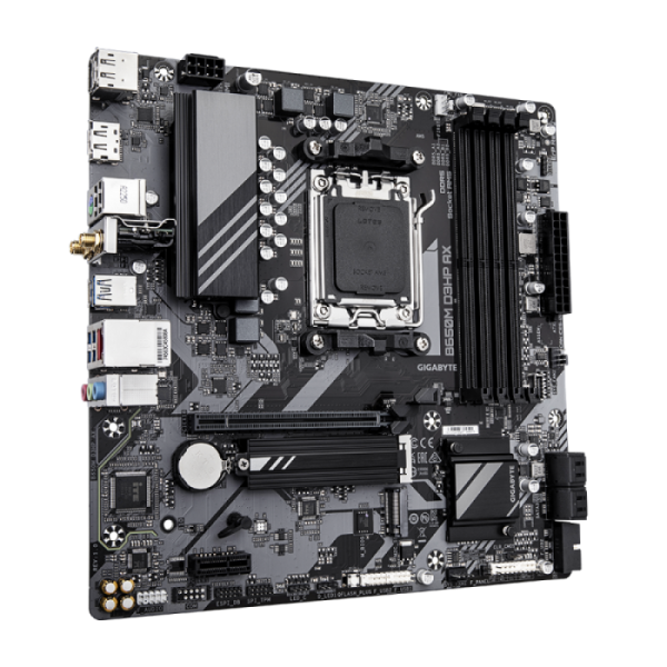 GIGABYTE B650M D3HP AX, DDR5, SATA3, USB3.2Gen1, DP, 2.5GbE, WiFi, AM5 mATX GIGABYTE B650M D3HP AX, DDR5, SATA3, USB3.2Gen1, DP, 2.5GbE, WiFi, AM5 mATX