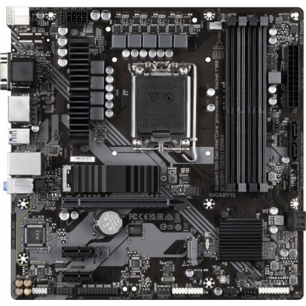 GIGABYTE B760M DS3H DDR4, DDR4, SATA3, USB3.2Gen2, DP, LGA1700 mATX GIGABYTE B760M DS3H DDR4, DDR4, SATA3, USB3.2Gen2, DP, LGA1700 mATX