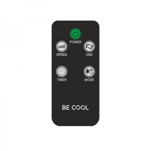 Be Cool Samostoječi ventilator z 40 cm premerom in daljinskim upravljanjem BC16SFRC