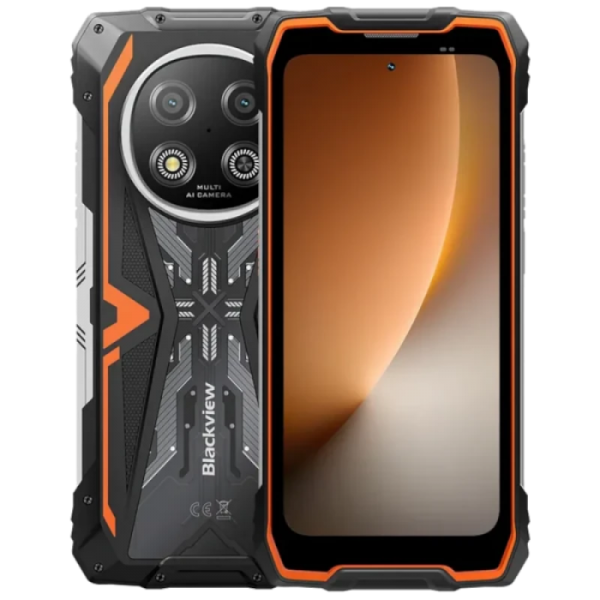 Blackview pametni robustni telefon ROCK 2 8/256GB 5G, oranžen, ODPRTA EMBALAŽA!