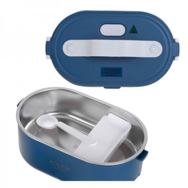 Adler električna posoda za malico 0,8 l modra