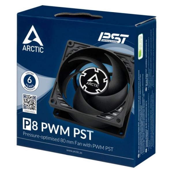 ARCTIC P8 PWM PST 80mm 4-pin ventilator