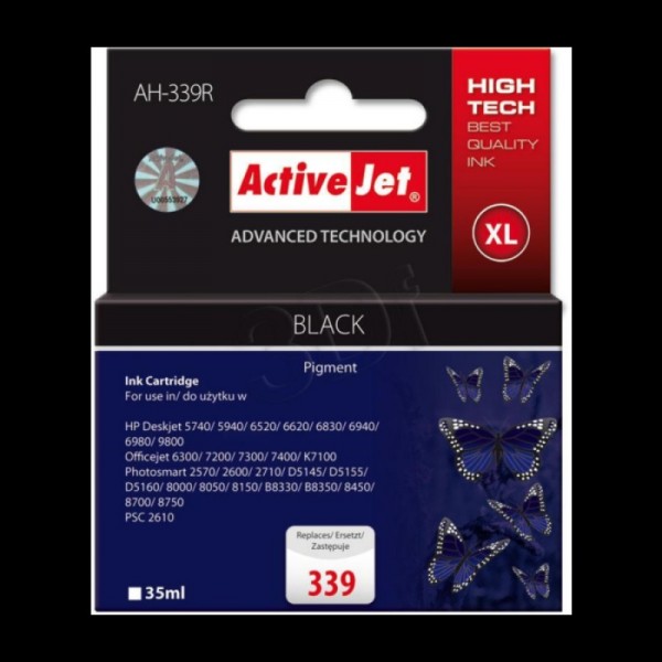 ActiveJet črno črnilo HP C8767EE 339
