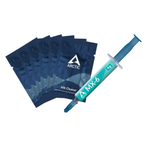 ARCTIC čistilne krpice MX Cleaner + MX-6 4g termalna pasta
