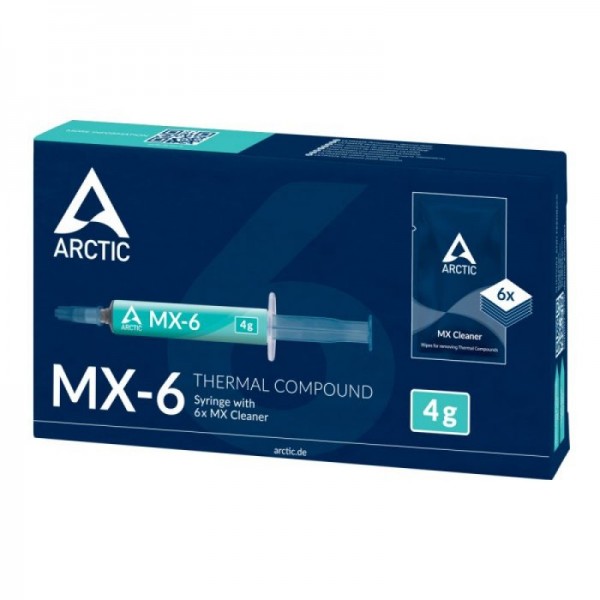 ARCTIC čistilne krpice MX Cleaner + MX-6 4g termalna pasta