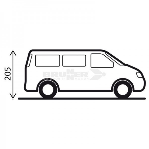 BRUNNER šotor za zadek COMET VW T5/T6 BRUNNER šotor za zadek COMET VW T5/T6