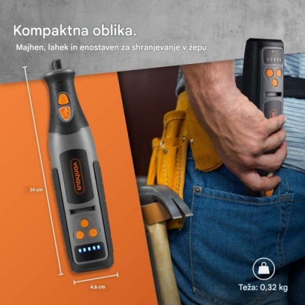 VonHaus večnamensko baterijsko rotacijsko orodje s kovčkom
