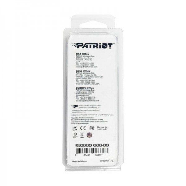 Patriot Signature Line Core 8GB DDR5-5600 SODIMM CL46, 1.1V