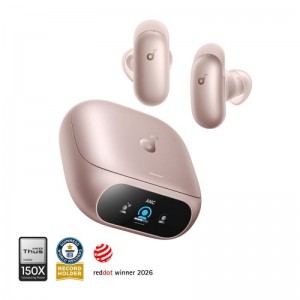 Anker Soundcore Liberty 5 Pro brezžične slušalke, roza