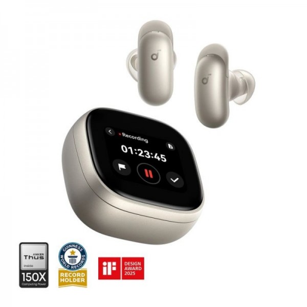 Anker Soundcore Liberty 5 Pro Max brezžične slušalke, zlate