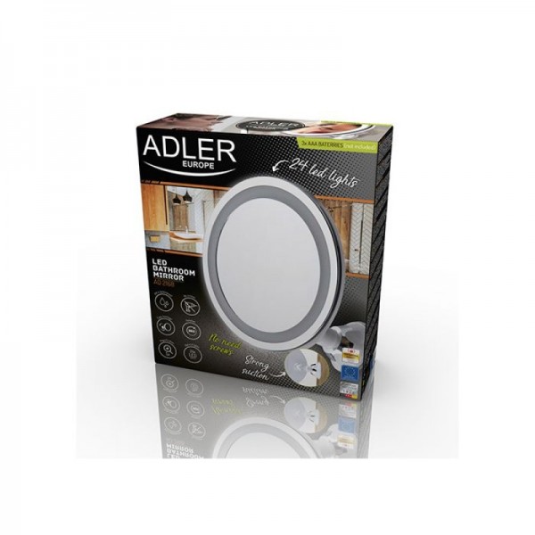 Adler LED kopalniško ogledalo AD2168