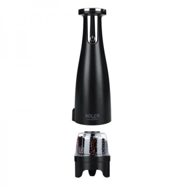 Adler AD4449b Električni mlin za sol in poper -set 3brusilniki -USB črn