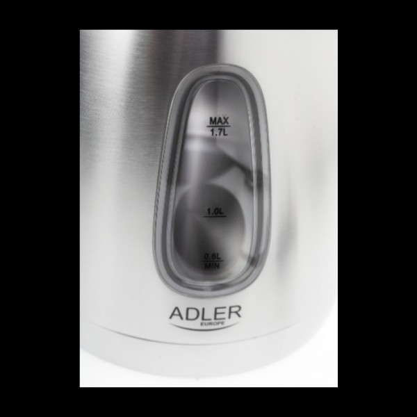 Adler grelnik vode 1,7 l 2000W jeklo