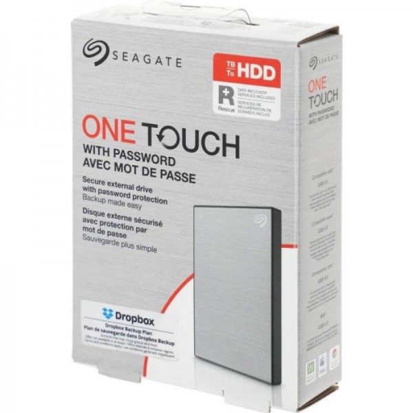 Seagate 5TB One Touch Silver 2,5" USB 3.0 zunanji HDD disk