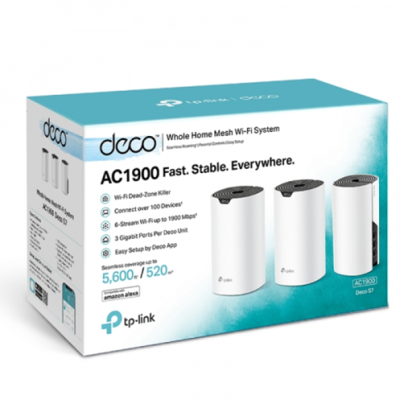 TP-LINK brezžični MESH sistem DECO S7 - 3 pack TP-LINK brezžični MESH sistem DECO S7 - 3 pack