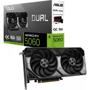 Grafična kartica ASUS Dual GeForce RTX 5060 OC, 8GB GDDR7, PCI-E 5.0 DUAL-RTX5060-O8G
