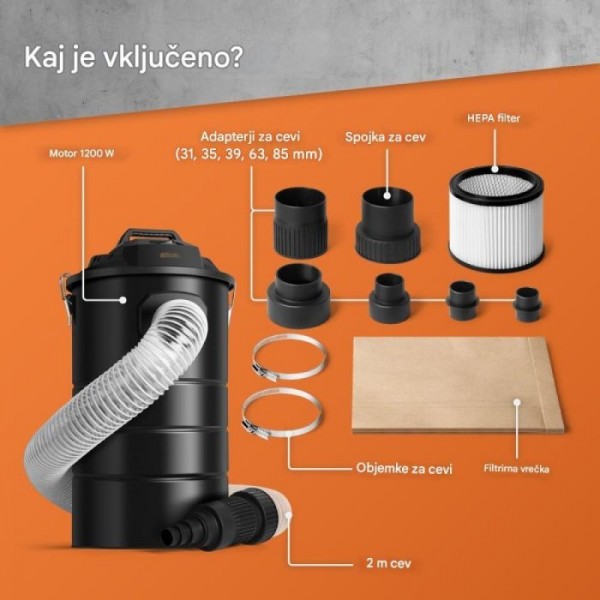 VonHaus Zbiralnik prahu 55 L VonHaus Zbiralnik prahu 55 L