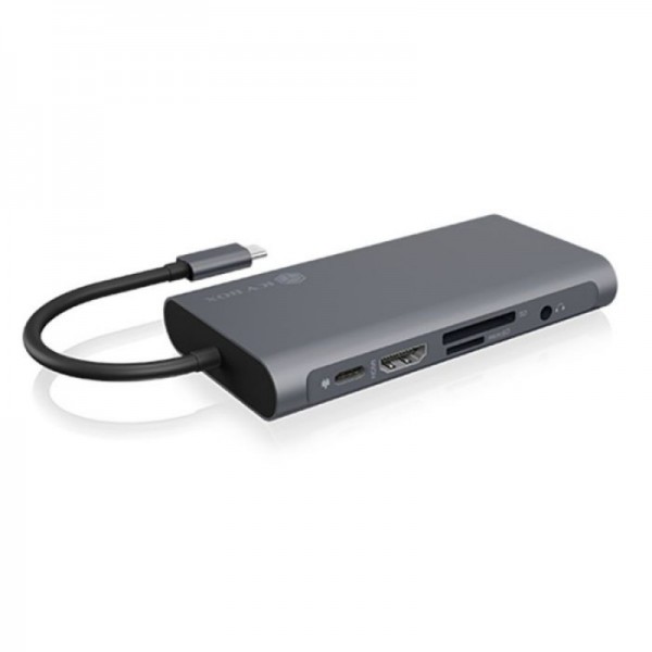 IcyBox IB-DK4040-CPD priklopna postaja s Power Delivery 100W