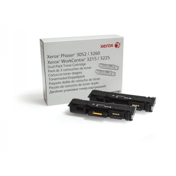 XEROX 106R02782 Dual Pack Black Toner Cartridge za Phaser/WC za 6.000 strani črni toner