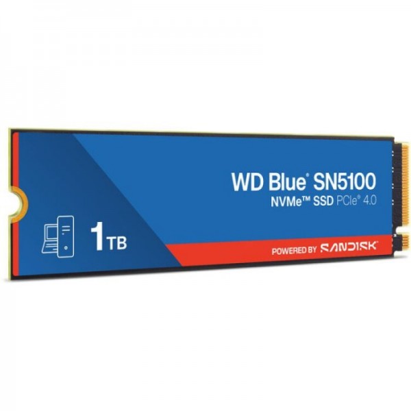SanDisk 1TB WD Blue SN5100 M.2 2280 PCI-e 4.0 NVMe 1.4c SSD disk SanDisk 1TB WD Blue SN5100 M.2 2280 PCI-e 4.0 NVMe 1.4c SSD disk