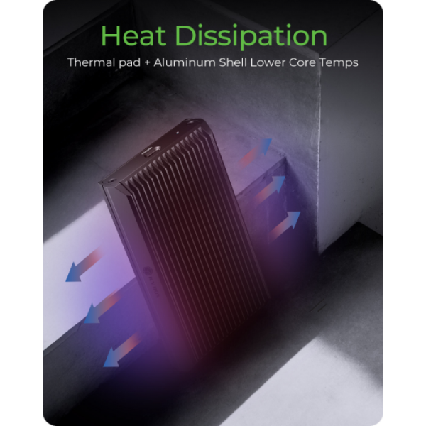 IcyBox IB-1920M-C42 ohišje za M.2 NVMEe z USB 4 tehnologijo