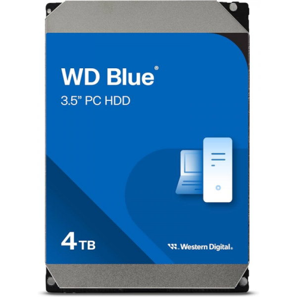WD 4TB Blue 3,5" SATA 6Gb/s 5400rpm 128MB HDD disk WD 4TB Blue 3,5" SATA 6Gb/s 5400rpm 128MB HDD disk
