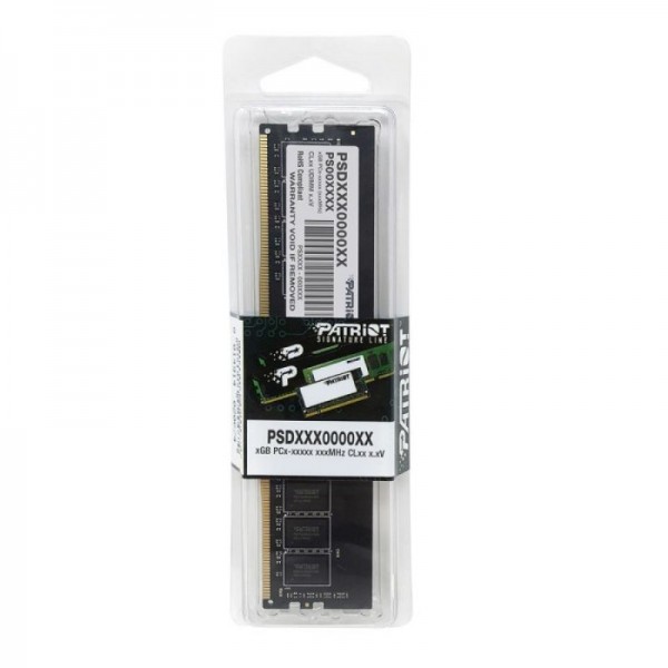 Patriot Signature Line 16GB DDR4-2666 DIMM PC4-21300 CL19, 1.2V Patriot Signature Line 16GB DDR4-2666 DIMM PC4-21300 CL19, 1.2V
