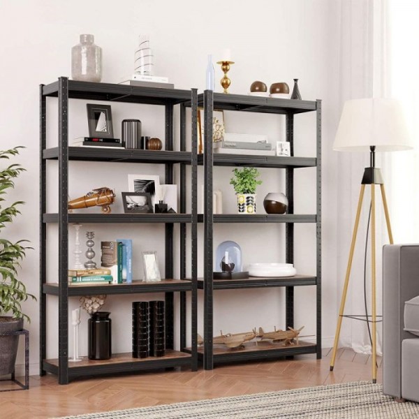SONGMICS Regal 30 x 75 x 150 cm rjavo-črna, GLR030B01 SONGMICS Regal 30 x 75 x 150 cm rjavo-črna, GLR030B01