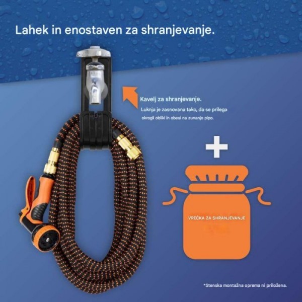 VonHaus raztegljiva vrtna cev – 30 m