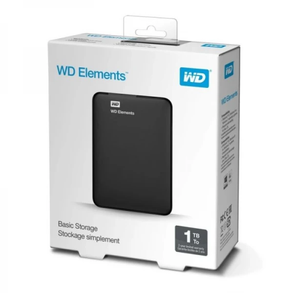 WD 1TB Elements Portable 2,5" USB 3.0 zunanji HDD disk WD 1TB Elements Portable 2,5" USB 3.0 zunanji HDD disk