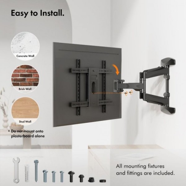 VonHaus 37-70 nagibni stenski nosilec do 45kg 3000296.1