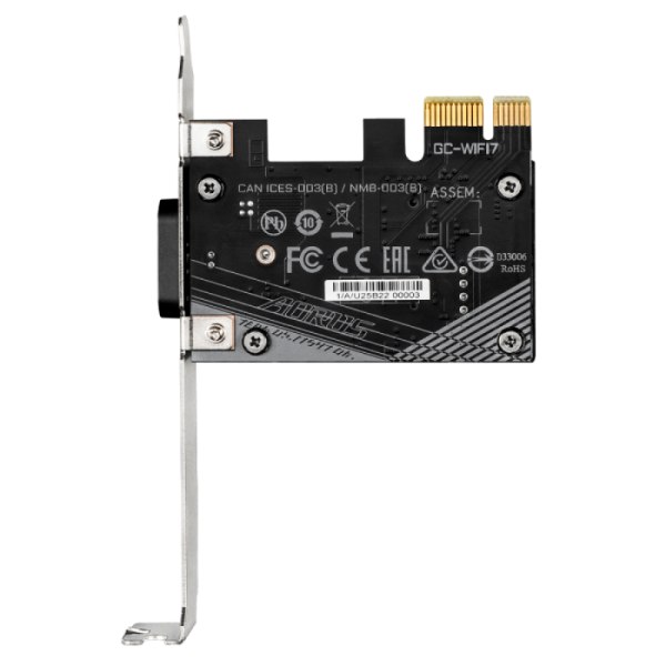 GIGABYTE GC-WIFI7 2Tx2R a/b/g/n/ac/ax/be Tri Band WIFI 7 + BLUETOOTH 5.3 PCI-E kartica GIGABYTE GC-WIFI7 2Tx2R a/b/g/n/ac/ax/be Tri Band WIFI 7 + BLUETOOTH 5.3 PCI-E kartica