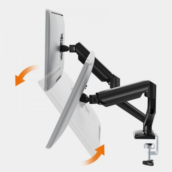 VonHaus dvojni namizni nosilec do diagonale 32 plinska vzmet 3000915