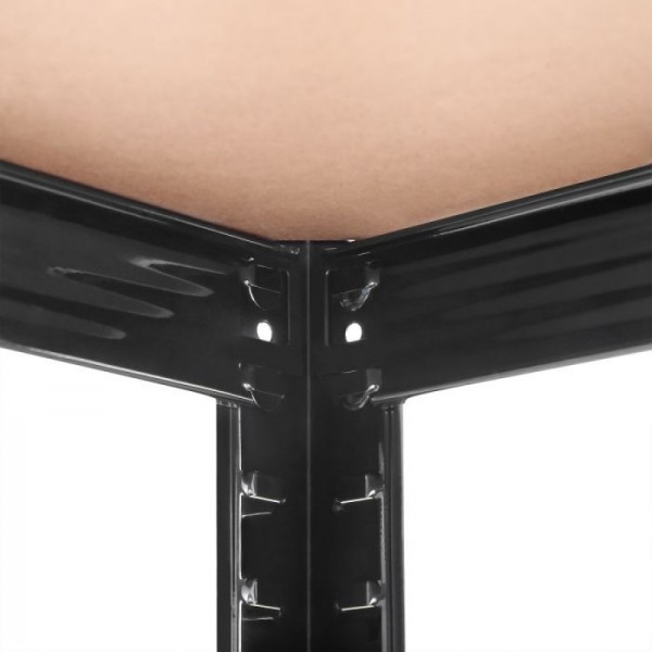 SONGMICS Regal 40 x 90 x 180 cm rjavo-črna, GLR040B01