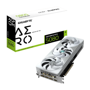 Grafična kartica GIGABYTE GeForce RTX 5080 AERO OC 16G, 16GB GDDR7, PCI-E 5.0