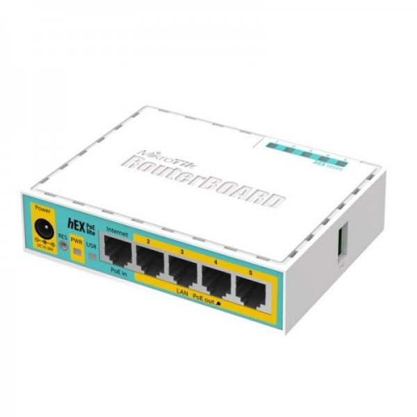 MikroTik hEX PoE lite usmerjevalnik (RB750UPr2)