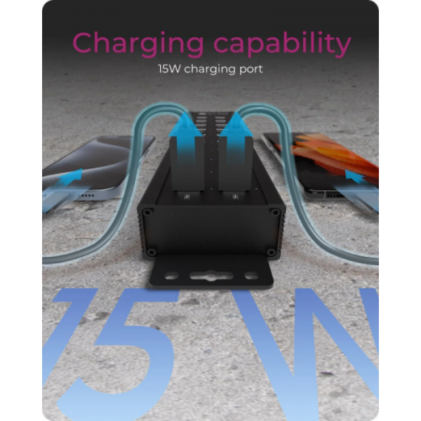 IcyBox IB-HUB1720-U3 20 v 1 portni USB hub