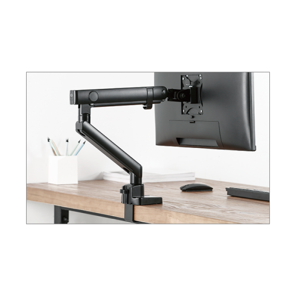 IcyBox IB-MS313-T enojni nosilec za monitor do diagonale 32 z montažo na rob mize