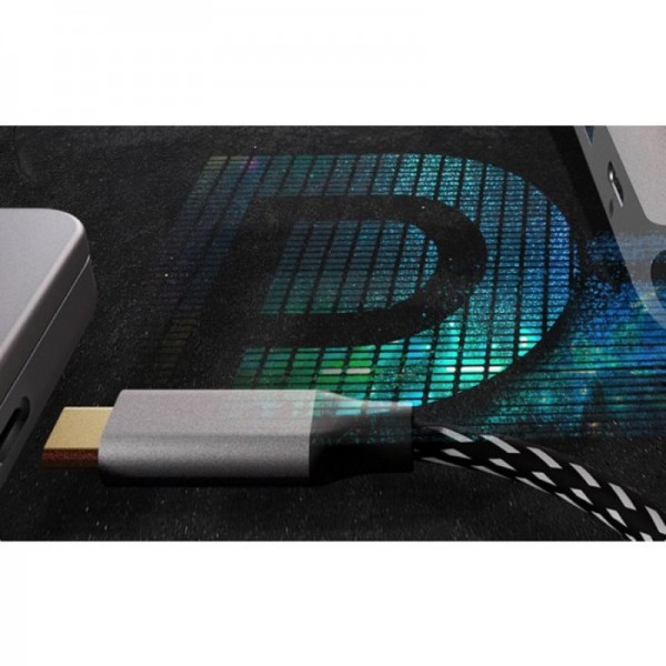 IcyBox IB-DK4012-CPD USB-C priklopna postaja 9v1 s Power Delivery 100W