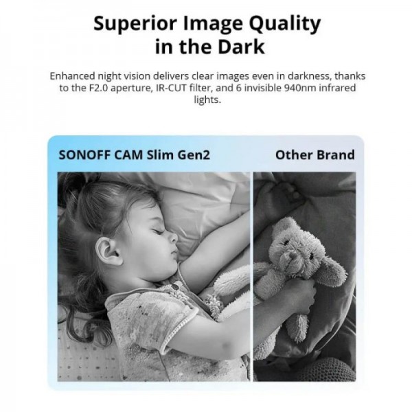 SONOFF notranja videonadzorna kamera CAM-S2, 1080P, Wi-Fi