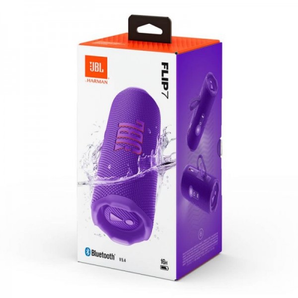 JBL Flip 7 Bluetooth prenosni zvočnik, vijoličen