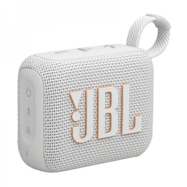 JBL GO 4 Bluetooth prenosni zvočnik, bel